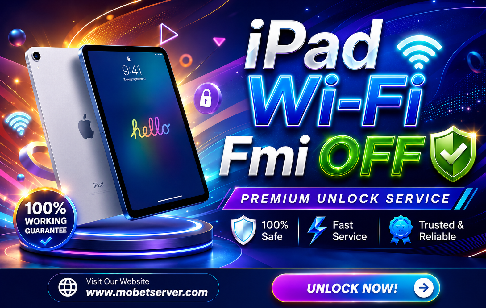 #7805 iCloud Remove FMI OFF - iPad17,3 | iPad Pro 13-inch M5 WIFI